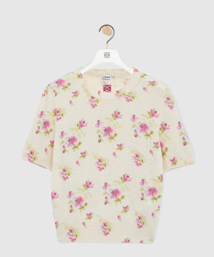 로에베 쇼트 슬리브 스웨터