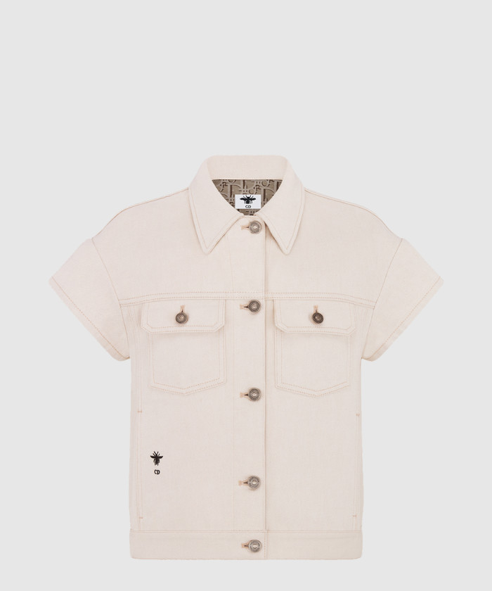 디올 캡 슬리브 재킷 522V9