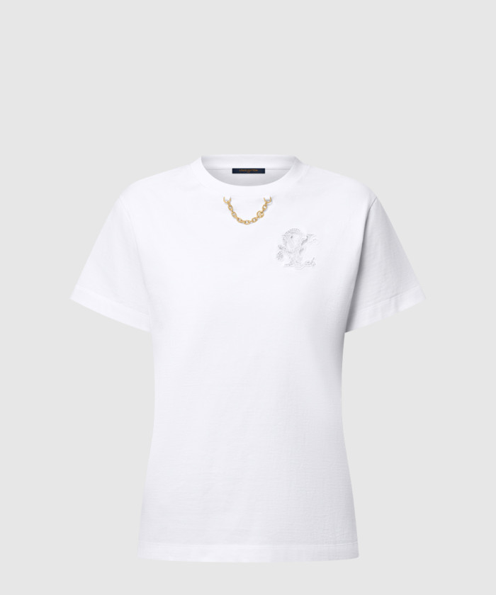 루이비통 브리티시 자수 티셔츠 1AHJFT