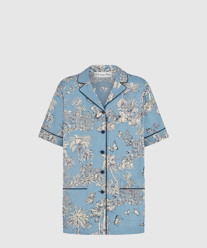 디올 Dioriviera 쇼트 슬리브 셔츠 541V2