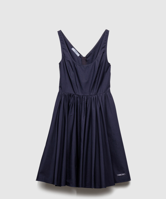 프라다 코튼 캔버스 드레스 P3O56