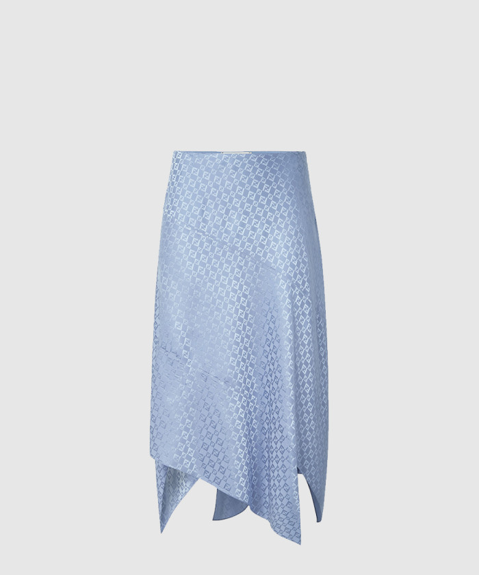 펜디 실크 FF 자카드 스커트 FQ7657