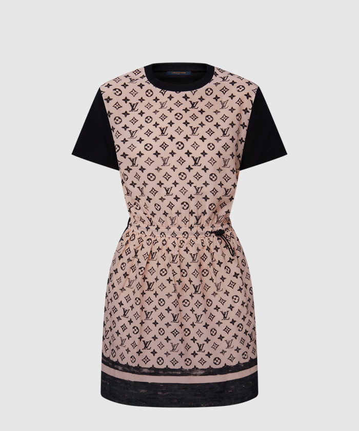 루이비통 모노그램 프론트 드로스트링 드레스 1AIAYN