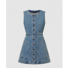 루이비통 버튼 프론트 데님 드레스 1AHHS0