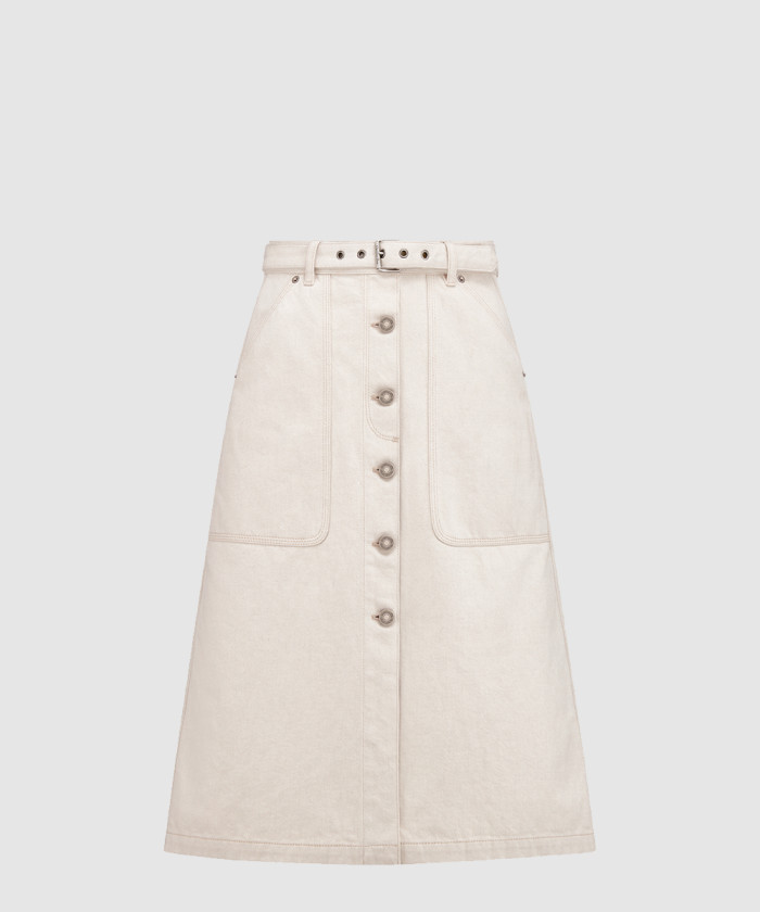 디올 벨트 스커트 522J7