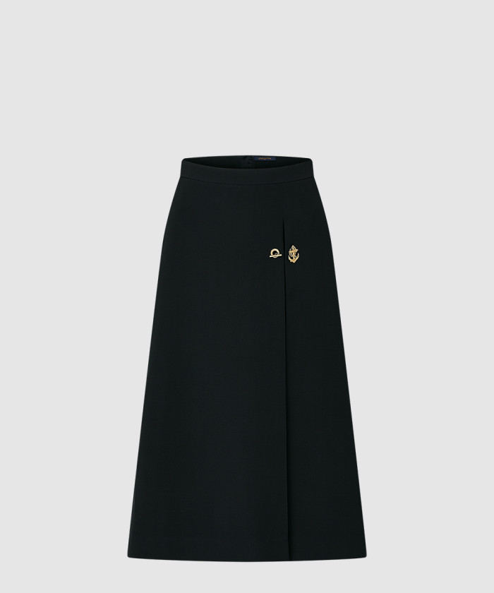 루이비통 앵커 버튼 A라인 스커트 1AHHND