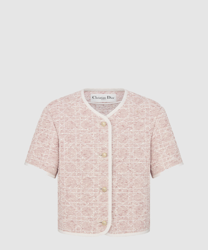 디올 매크로까나쥬 반소매 재킷 521V4