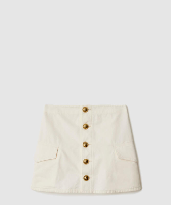 루이비통 코튼 미니 스커트 81063531