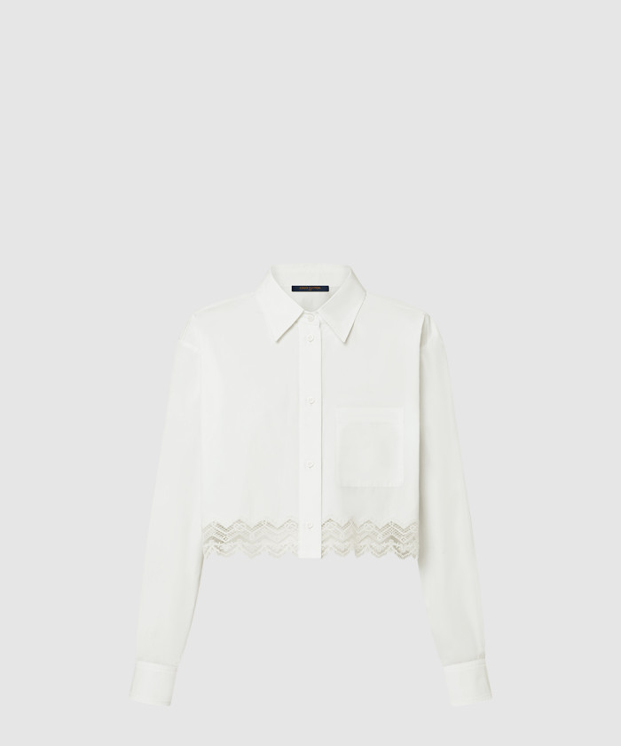 루이비통 레이스 트림 셔츠 1AHGWW