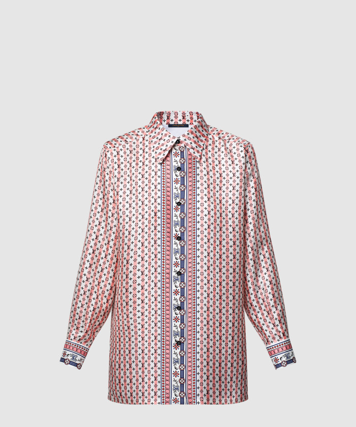 루이비통 실크 스카프 셔츠 1AHHVQ