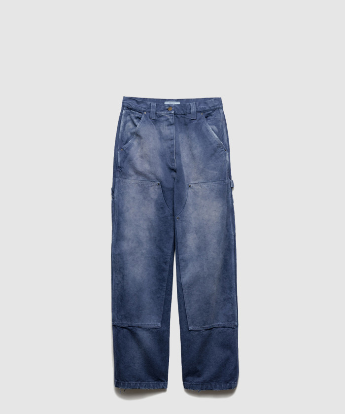 프라다 캔버스 카고 팬츠 22X929