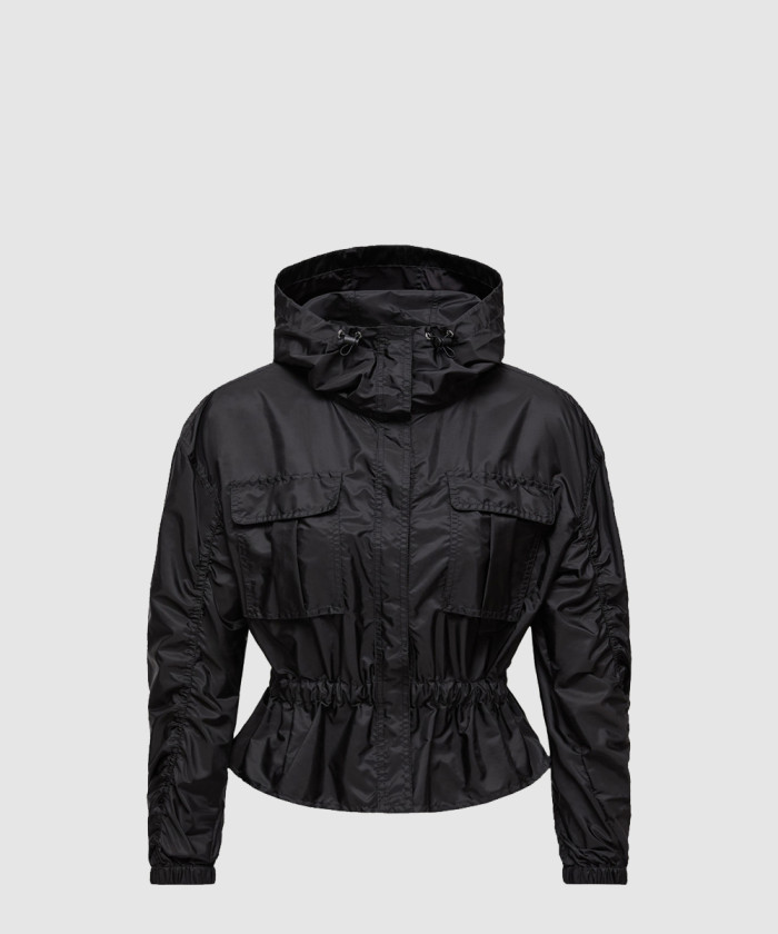 몽클레어 Curton 후드 페플럼 재킷