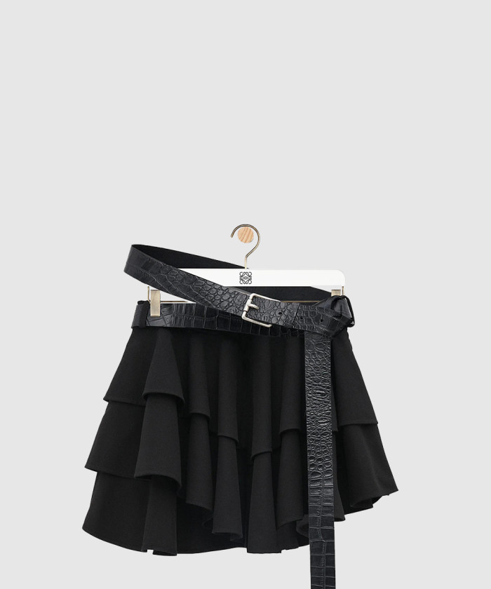 로에베 벨트 미니 스커트