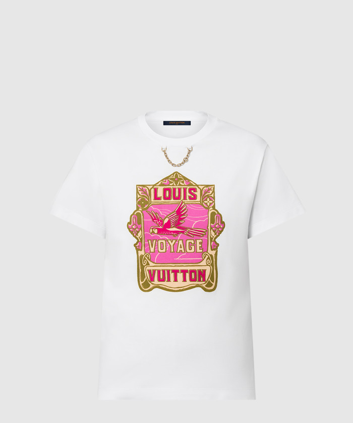 루이비통 패럿 프린트 티셔츠 1AHIT6