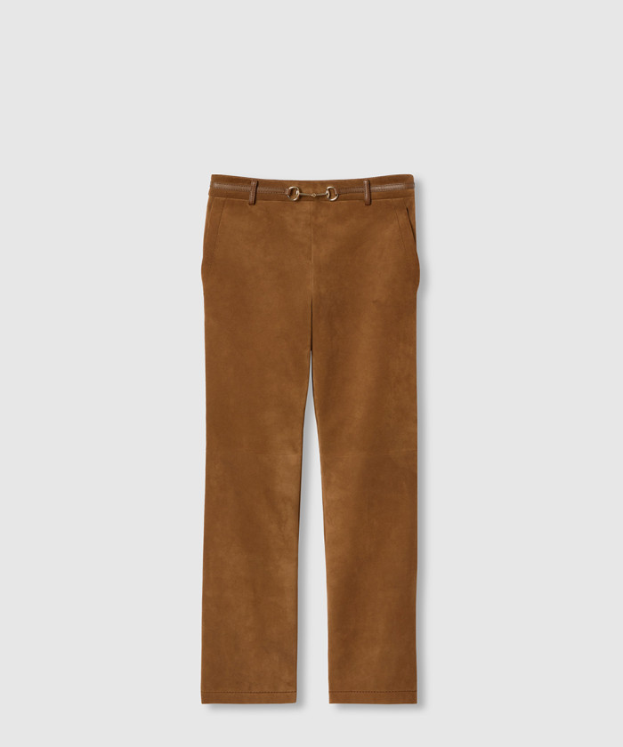 구찌 홀스빗 스웨이드 팬츠 815074