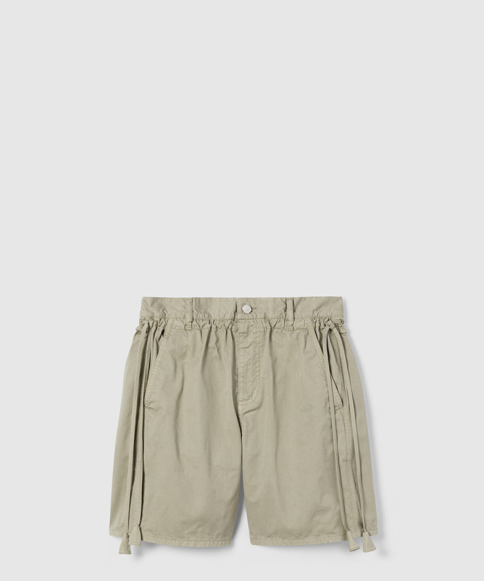 구찌 옆면이 레이스인 트윌 코튼 쇼츠 830439