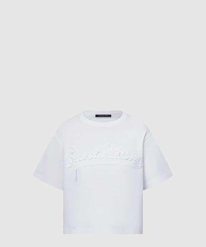 루이비통 리본 시그니처 크롭 탑 1AHITZ