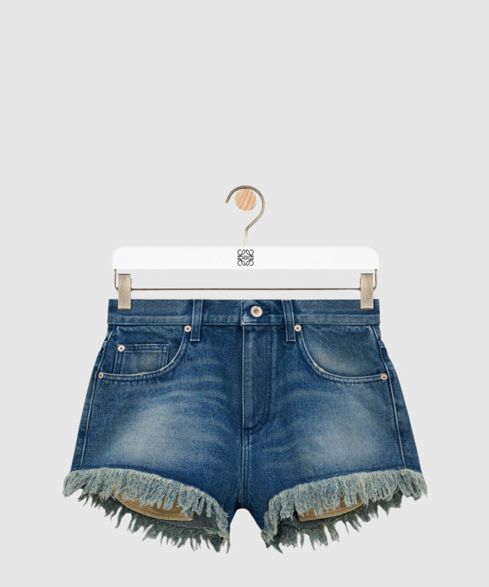 로에베 애너그램 쇼츠 데님