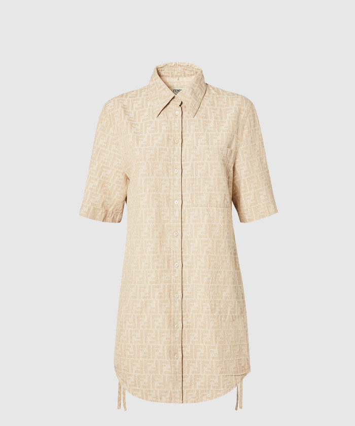 펜디 FF 샴브레이 드레스 FLD562