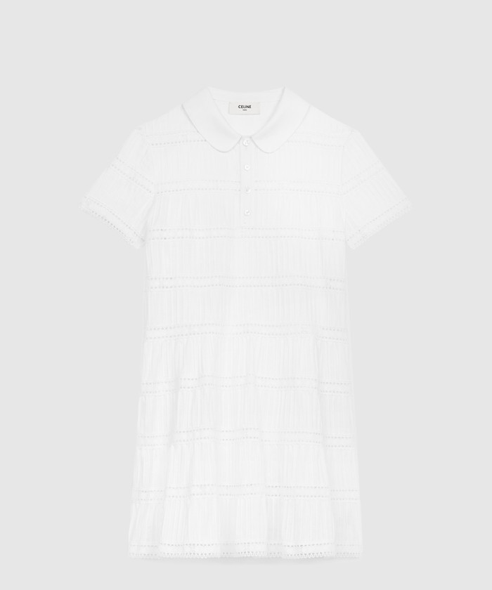 셀린느 자수 트리밍 미니 드레스 RR0106