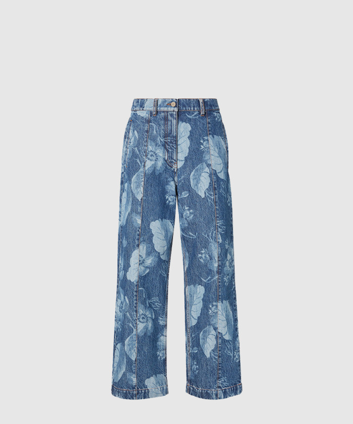 펜디 컬러의 데님 팬츠 FLP868