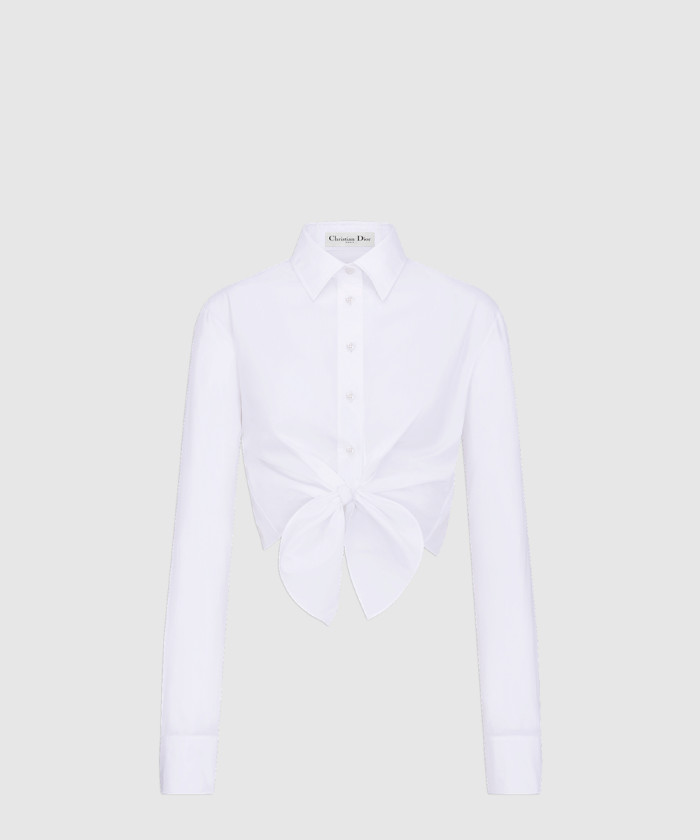 디올 Dioriviera 타이 크롭 블라우스 541B6