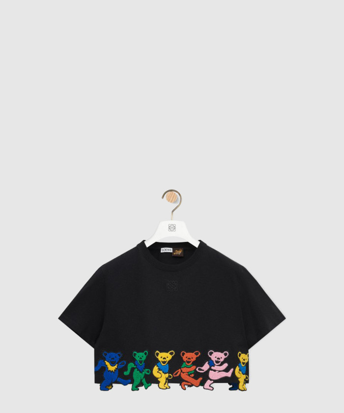 로에베 크롭 티셔츠 코튼