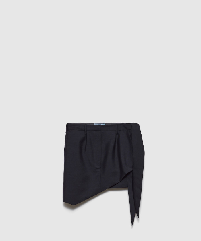 프라다 키드 모헤어 미니 스커트 P114Z