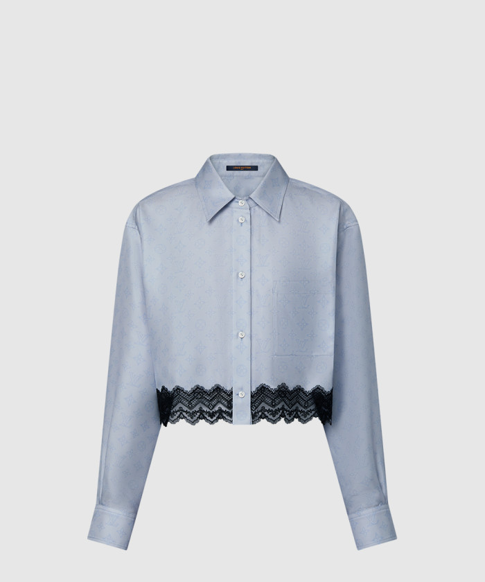 루이비통 마히나 레이스 트림 셔츠 1AHGWF