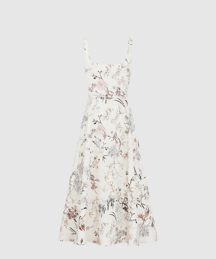 디올 벨트 미디 드레스 541D2