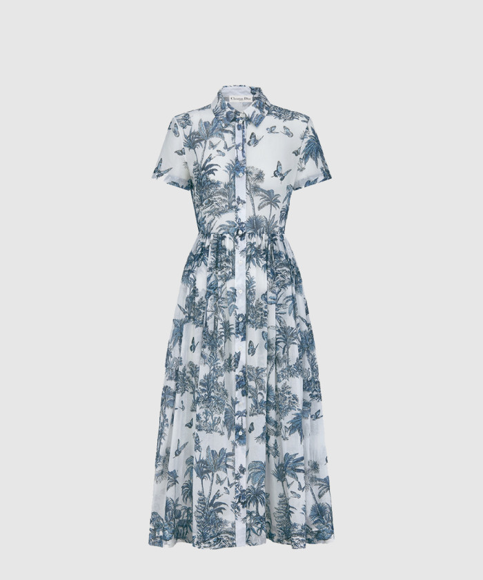 디올 Dioriviera 미디 셔츠 드레스 541R8