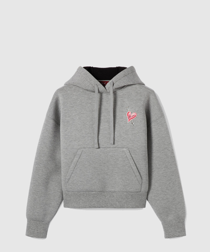 구찌 프린트 저지 후드 스웨트셔츠 ‎838101