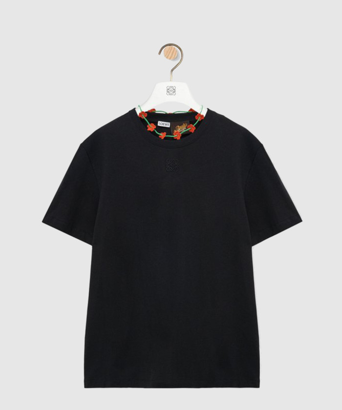 로에베 크로셰 티셔츠 코튼