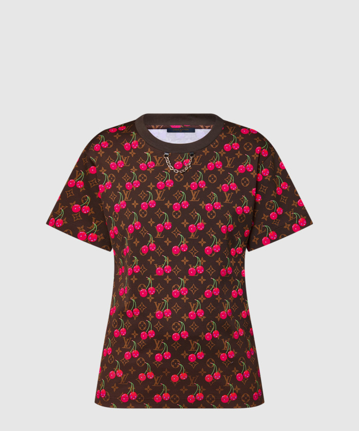 루이비통 LV x TM 체리 티셔츠 1AHJJG