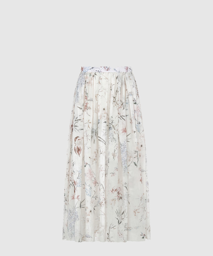 디올 플레어 미디 스커트 541J9