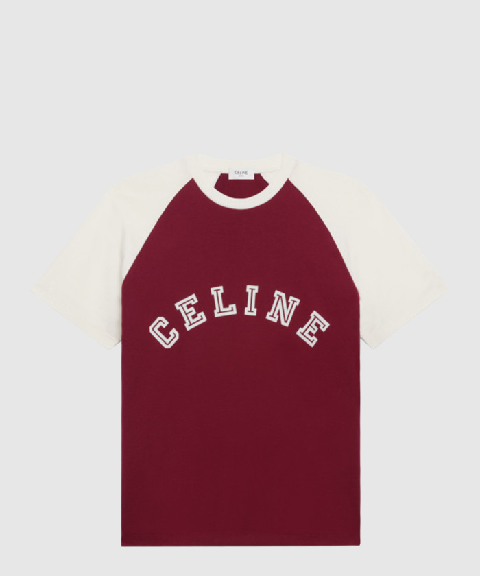 셀린느 루즈한 코튼 저지 티셔츠 RX0036