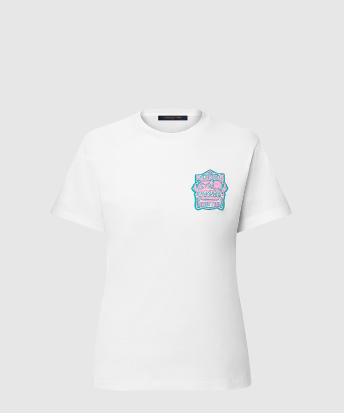 루이비통 패럿 패치 티셔츠 1AHITB