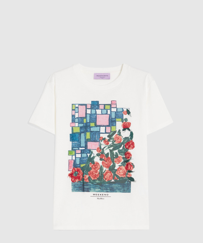 막스마라 보비 코튼 티셔츠