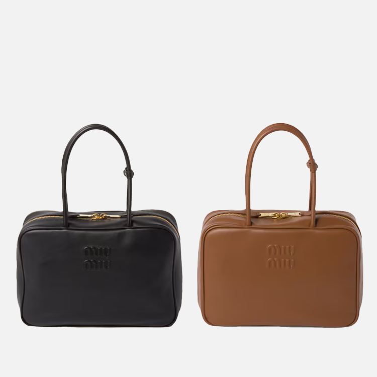 미우미우 가죽 보 라지 백 5BB117 【매장-510만원대】